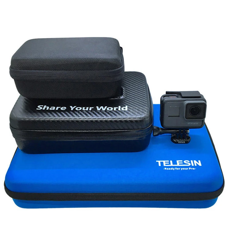 

Portable Carry Case Small Medium Large Size Anti-shock Protective Storage Bag for GoPro Hero 7 6 5 SJCAM Action Camera Accessory