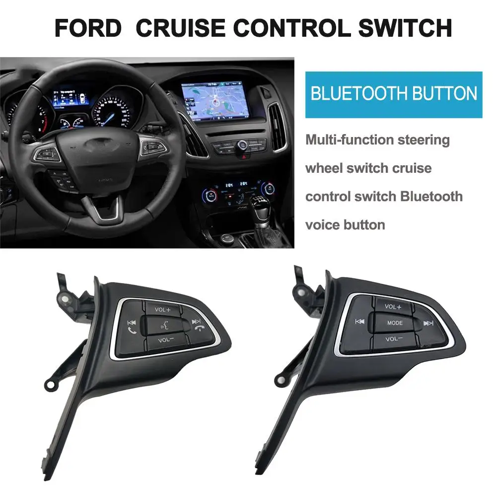 Автомобильное рулевое колесо музыка bluetooth кнопка для Ford Focus MK3 для Kuga многофункциональные кнопки рулевого колеса