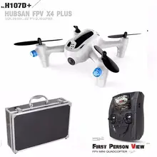 Free Shipping! Hubsan FPV X4 Plus H107D+ 2.4Ghz RC Quadcopter w/720P Camera+Remote Control+Case