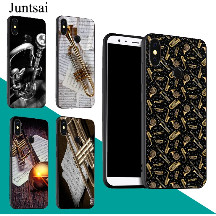 

Juntsai Piccolo Trumpet Brass Instruments TPU Case For Xiaomi Redmi 5 Plus Note 5 5A 6A 6 7 S2 4X Mi F1 9 8 6 6X A2 Mix 2 Max3