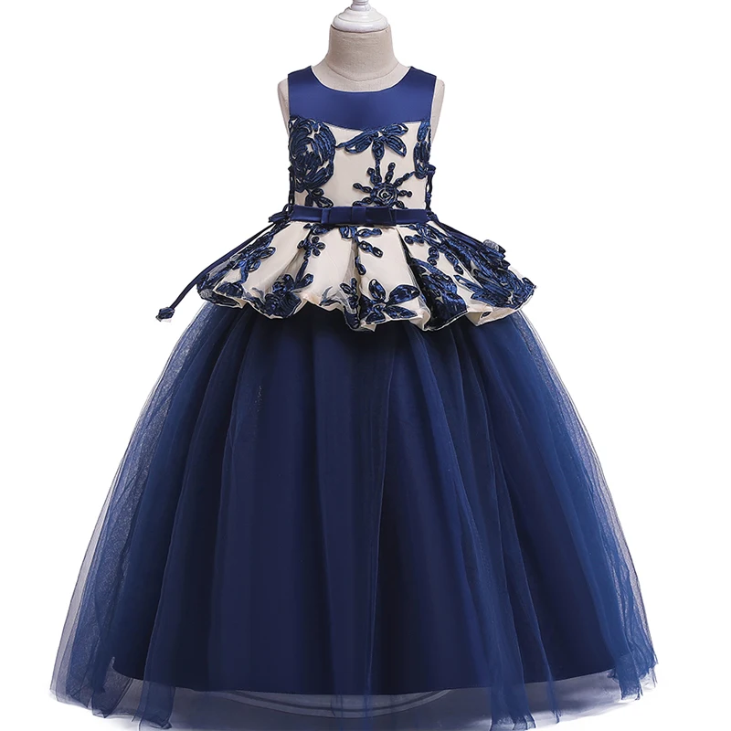 Г. Вечерние платья для девочек-подростков Детские платья для девочек, одежда детское торжественное платье принцессы с поясом свадебное платье от 10 до 12 лет