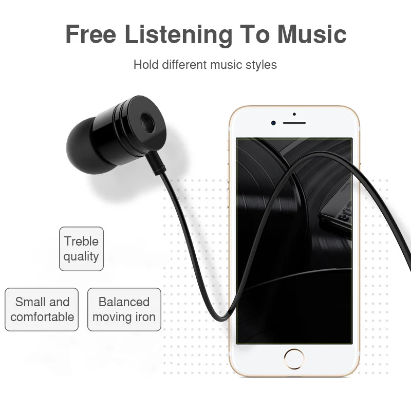 Stereo Bass Earphone Headphone with Microphone Wired Gaming Headset for Phones Samsung Xiaomi Iphone ear phone (6)