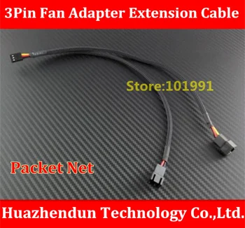 

HOT SELL Packet Net Fan Cable 3Pin Fan Adapter Extension Cable 1/2 Cooling Fan Cable 30CM