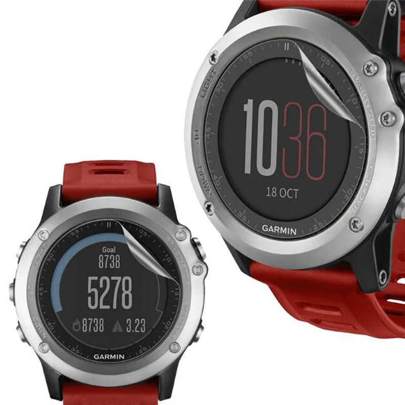 2 шт. Мягкий ТПУ Прозрачная защитная пленка для Garmin Fenix 3/Fenix3 HR SmartWatch дисплей полный
