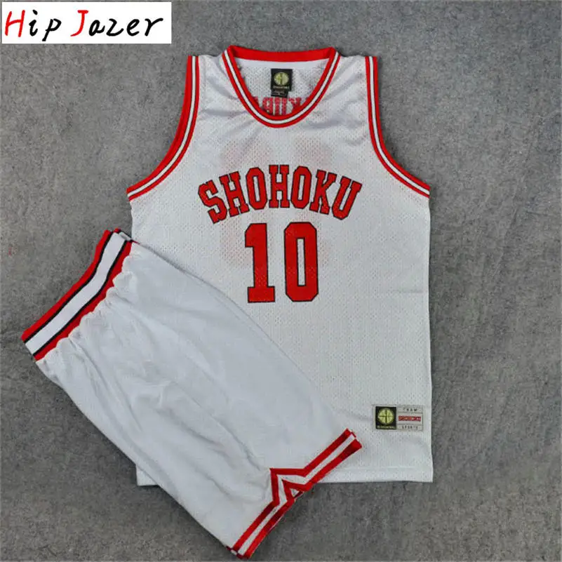 Slam dank Косплей Shohoku 7# Ryouta Miyagi 11# Rukawa Kaede баскетбольный трикотаж футболка спортивная одежда форма баскетбольной команды - Цвет: 2