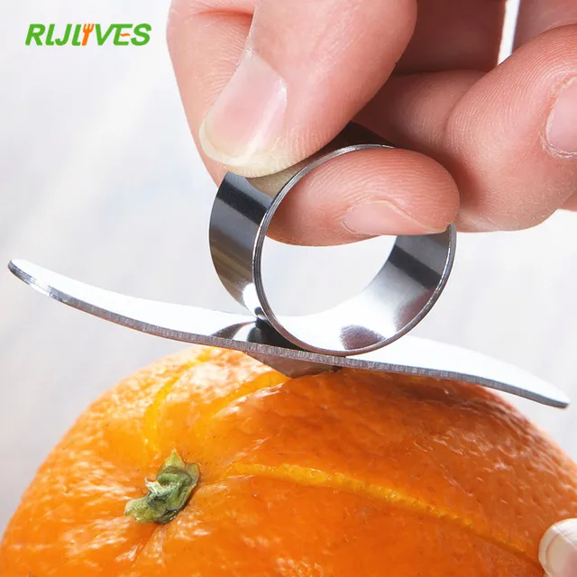 RLJLIVES 1 Pc Orange Peeler Tool Stainless Steel Easy Open Orange Lemon