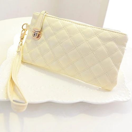 Женский кошелек клатч из мягкой кожи длинный держатель для кредитных карт