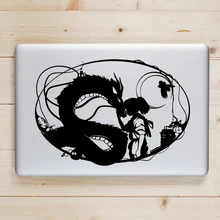 Унесенные призраками аниме ноутбука Наклейка Стикеры для Apple Macbook Pro Air retina 11 12 13 14 15 дюймов Mac книга кожи hp тетрадь