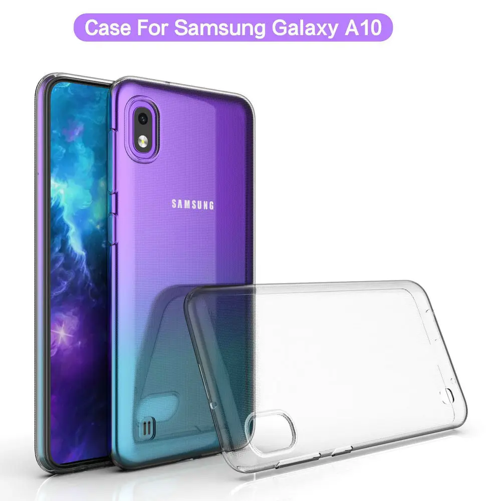 

1pcs For Galaxy M10 M20 M30 Clear Case High Quality Transparent TPU Gel Case For Samsung Galaxy A20 A10 A30 A40 A50 A60 A70