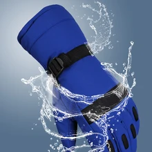 Лыжные перчатки для мужчин дышащие водонепроницаемые мужские спортивные перчатки с противоскользящей ладонью для катания на лыжах, катания на велосипеде, альпинизма