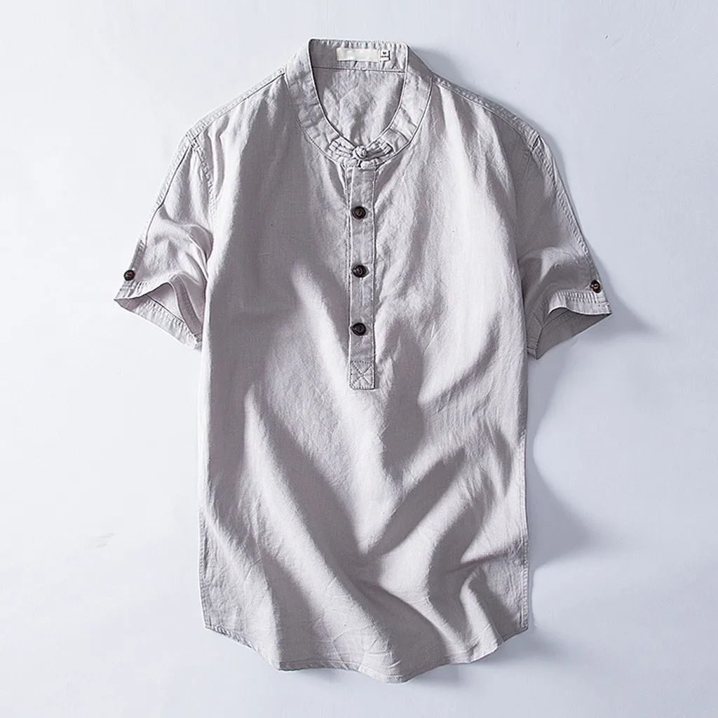 Мужская рубашка chemise летняя классная тонкая дышащая полосатая хлопковая рубашка на пуговицах топы с короткими рукавами гавайская рубашка camisas