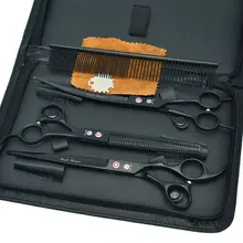 8," профессиональный набор ножниц для груминга домашних животных ножницы для стрижки собак филировочные ножницы изогнутые ножницы для домашних животных JP440C, LZS0376