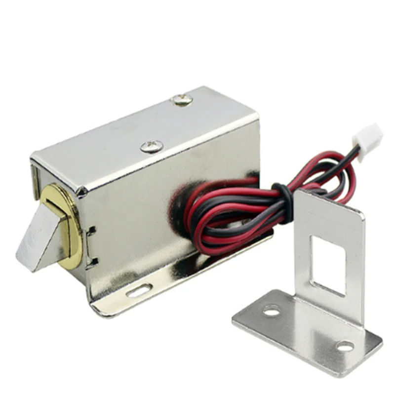 

Electronic Lock Catch Door Gate 12V 0.8A Release Assembly Solenoid Access Control