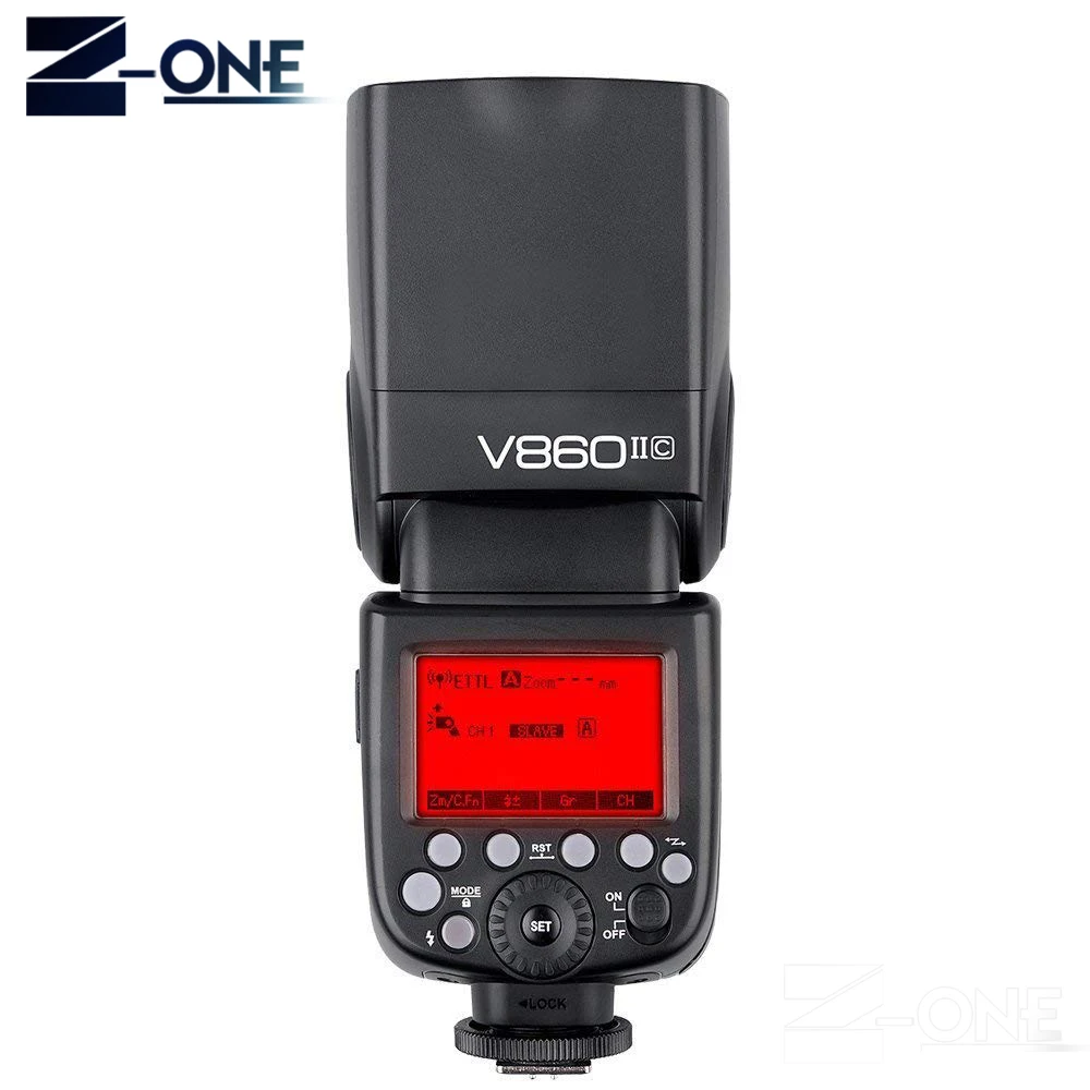 Godox Ving V860II V860II-C/N/S/F/O E-TTL HSS 1/8000 Speedlite вспышка для Canon Nikon sony DSLR камера без VB-18 батареи