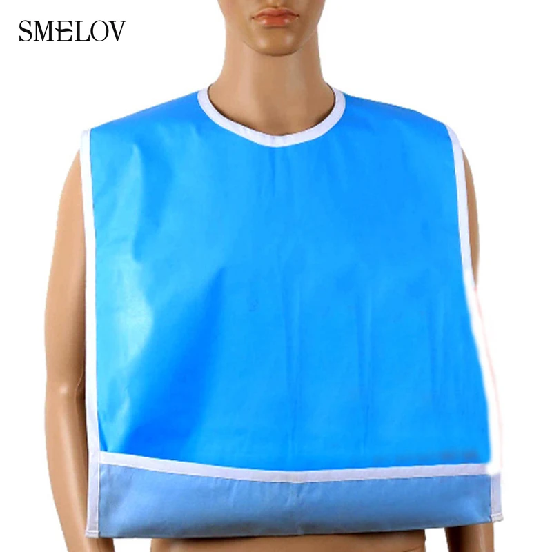 

adjustable repeat adult old men/women wearable Dinner feeding bib to keep cleaning elderly apron nursing care tools accessories