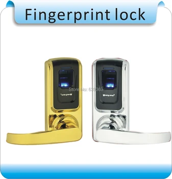 

DIY G808 The office of security Metal case Fingerprint lock + key lock/access control fingerprint lock with battery