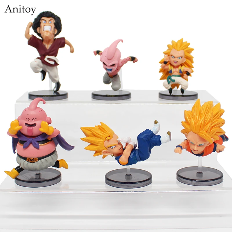 6 Pcs//Set Dragon Ball Super Beerus Goku Vegeta Frieza Figure Collectible Toy