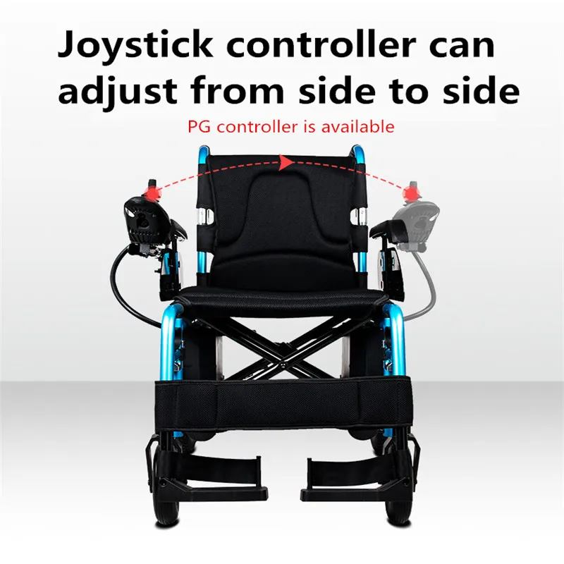 

Directly selling cheapest price hospital portable lithium battery power folding electric wheelchair for disabled people