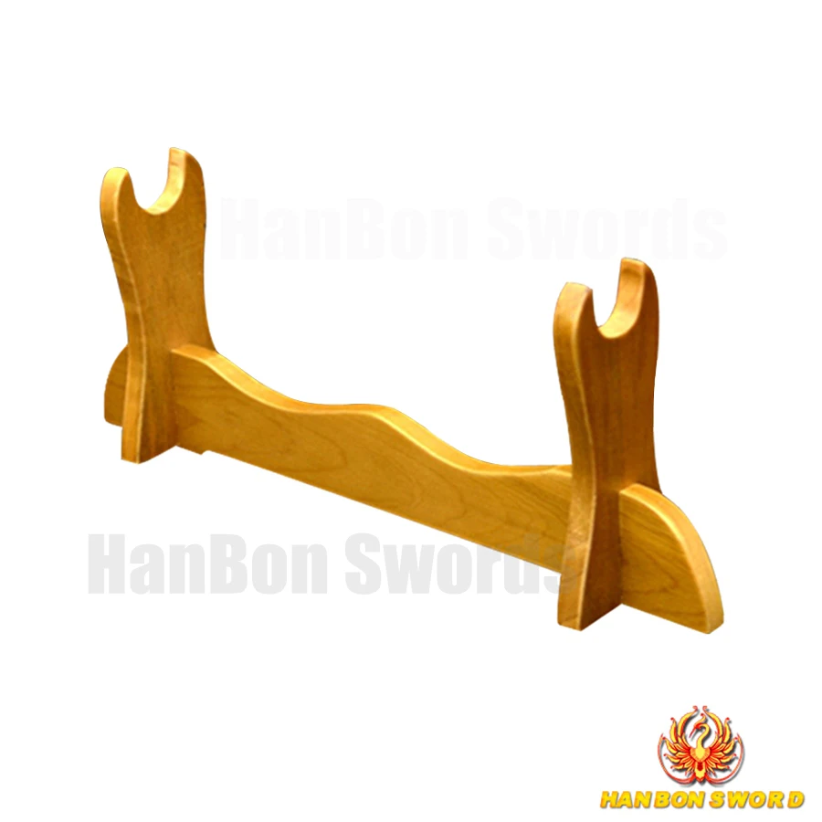 High quality of Japanese samurai sword wooden stand-2 layer