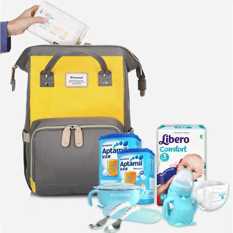 Рюкзак для матерей для мам водонепроницаемая сумка для подгузников Mama Товары для детей влажный коврик для коляски инвалидная коляска