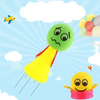 

10pcs/lot Funny Gadgets For kids Toy Antistress Fun Toys Jump Bounce Elf Colorful Fly Man Children Creative Toy Gift 9cm