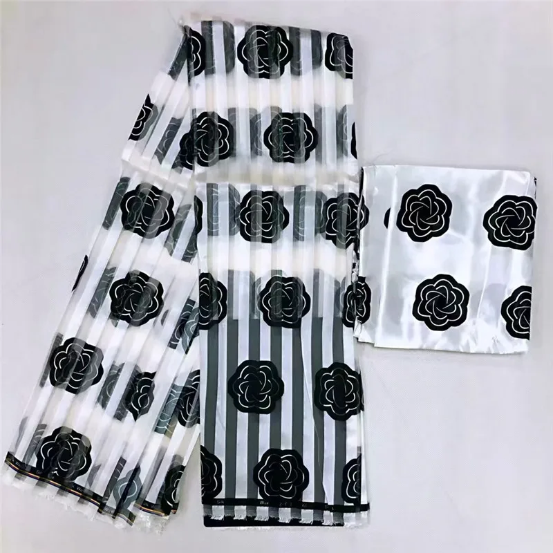 

High quality digital printed wax design african satin fabric ribbon silk pattern satin silk fabric for party dres TJ072506