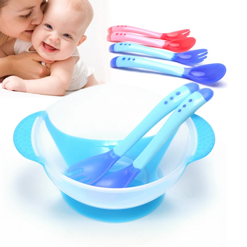 Baby Feeding Food Toddler Newborn Tableware Learning Dishes Baby Food Dinnerware Training Bowl With Spoon For Kids 3 pc Dishes Baby Feeding Food Toddler Newborn Tableware Learning Dishes Baby Food Dinnerware Training Bowl With Spoon For Kids 3 pc Dishes