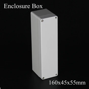 

(1 piece/lot) 160*45*55mm Grey ABS Plastic IP65 Waterproof Enclosure PVC Junction Box Electronic Project Instrument Case