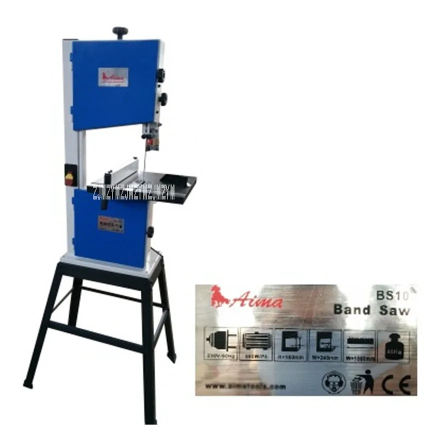 

New Arrival 10 Inch Woodworking Band Saw Machine Buddha Beads Open Material Saw Machine Curve Pull Saw Machine 245mm 220V 550W