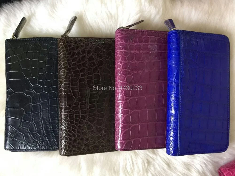 Genuine crocodile leather women wallet