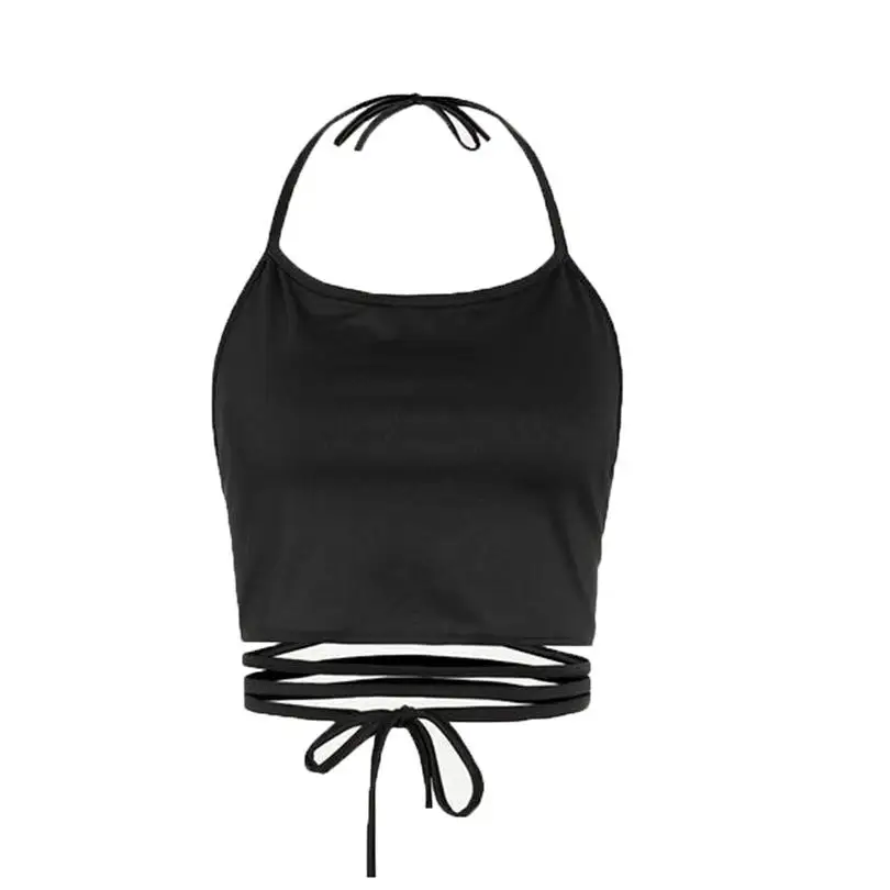 Fashion Women Girls Summer Sexy Sleeveless Vest Halter Tank Tops Blouse Cami Top Camisole Casual Top Shirt  Clubwear #4F11  (4)