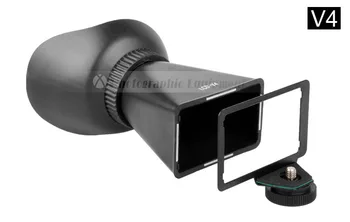 

For S0/NY NEX3, NEX5, LCD Monitor Viewfinder 2.8X Magnifier Eyecup Extender Camera Sunshade Hood With Optical Glass V4