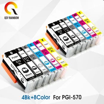 

PGI570 PGI 570 571 Compatible Ink Cartridges For Canon PIXMA MG5750 MG5751 MG5753 MG6850 MG6851 printers PGI-570 CLI-571 CLI 571