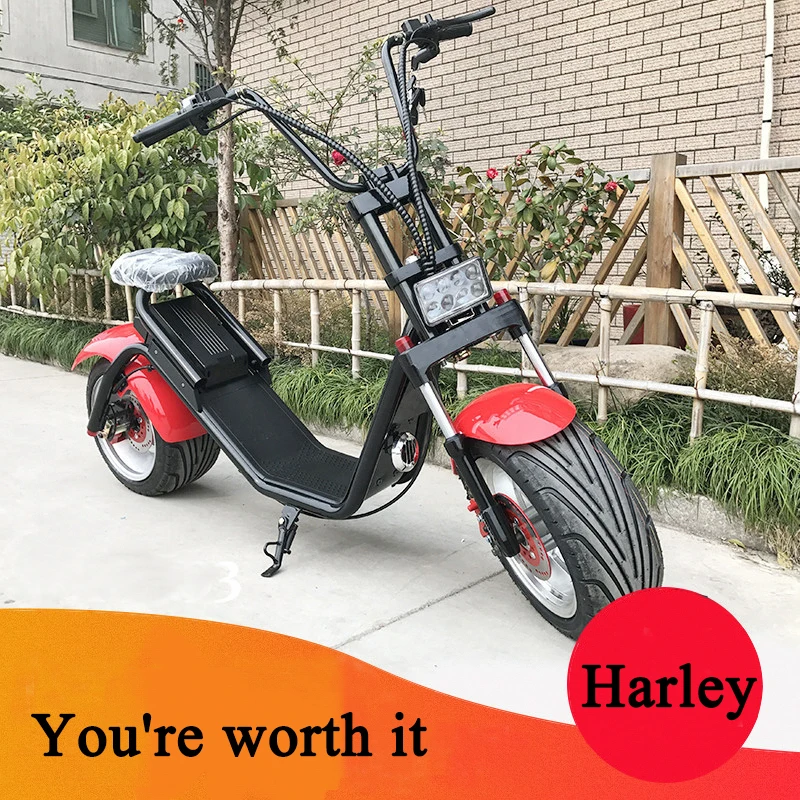 Top Citycoco Electric Scooter Bicycle Adult Two-wheeled One People Super Newest Reliable Quality from Factory Direct Sale 2