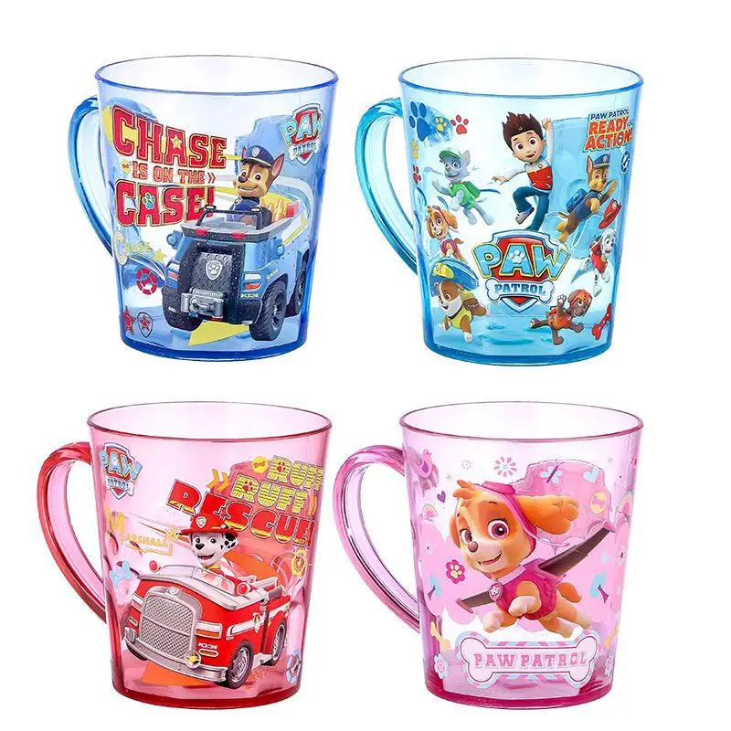 

Hot sale Genuine Paw Patrol 1Pc 300ml Kids Children Baby Milk Tritan Cup with Handle Breakfast Mug Drink Home Cup 4 colors toy