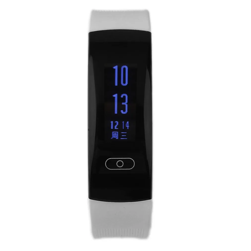 

Smart Bracelet For Facebook Or Twitter Heart Rate Monitor Suitable For Android IOS With 0.86 LED Display Touch Screen