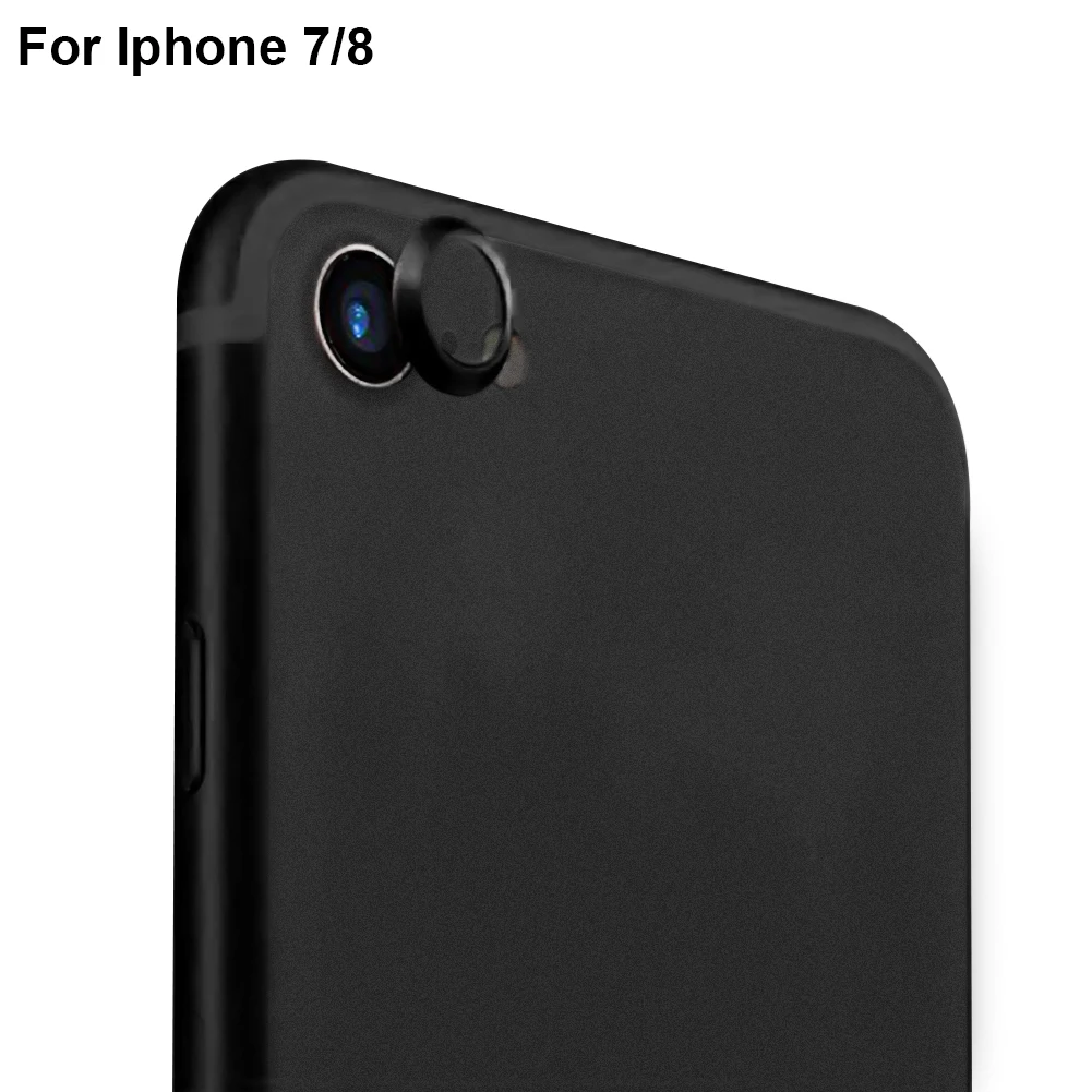 For 7 8 Для Apple IPhone X 7/8 Plus защита для объектива камеры мягкая защитная пленка из закаленного стекла для задней панели кольцо аксессуары для мобильного телефона - Цвет: For 7 8