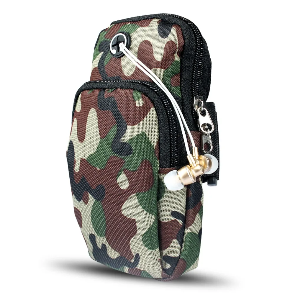 

Running Armband Sports Camouflage Bag Case for iPhone Samsung Universal Smartphone Waterproof Mobile Earphone Keys Arm Pouch