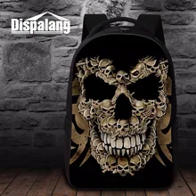 Крутые рюкзаки с черепами для студентов высшего класса, лучший рюкзак для колледжа, модный рюкзак для ноутбука, сумка для мальчика-подростка