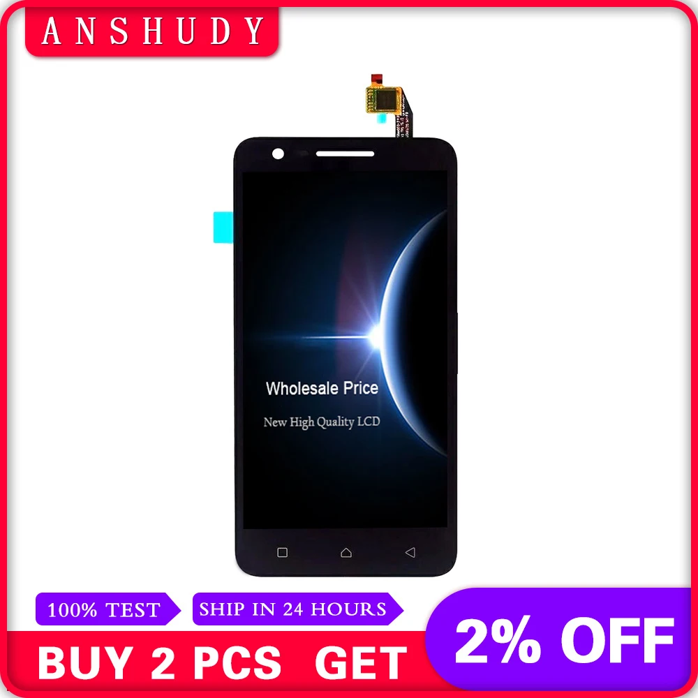 

For Lenovo Vibe C2 K10a40 C2 K10a40 LCD Display Panel Screen Module Monitor + Touch Screen Digitizer Sensor Assembly