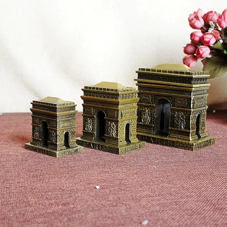 Details about  / Metal 3D Model Paris Triumphal Arch Statue Souvenir Gift Home Decoration