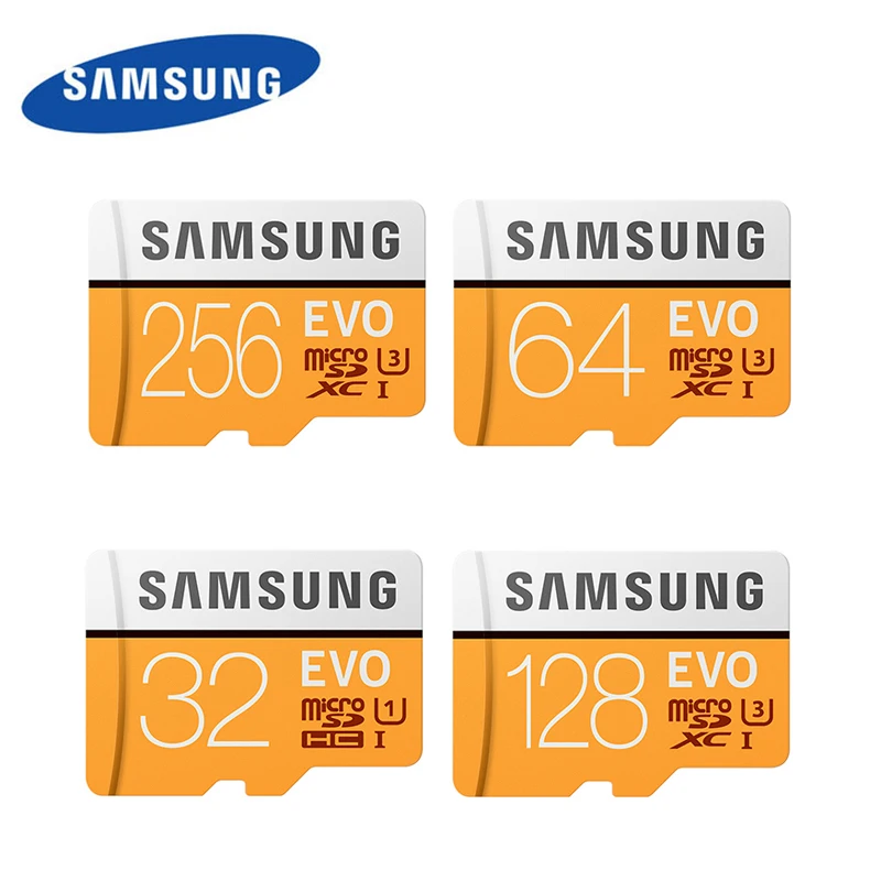SAMSUNG 100% Оригинальная Карта памяти SDHC SDXC EVO карта класса 10 высокая скорость