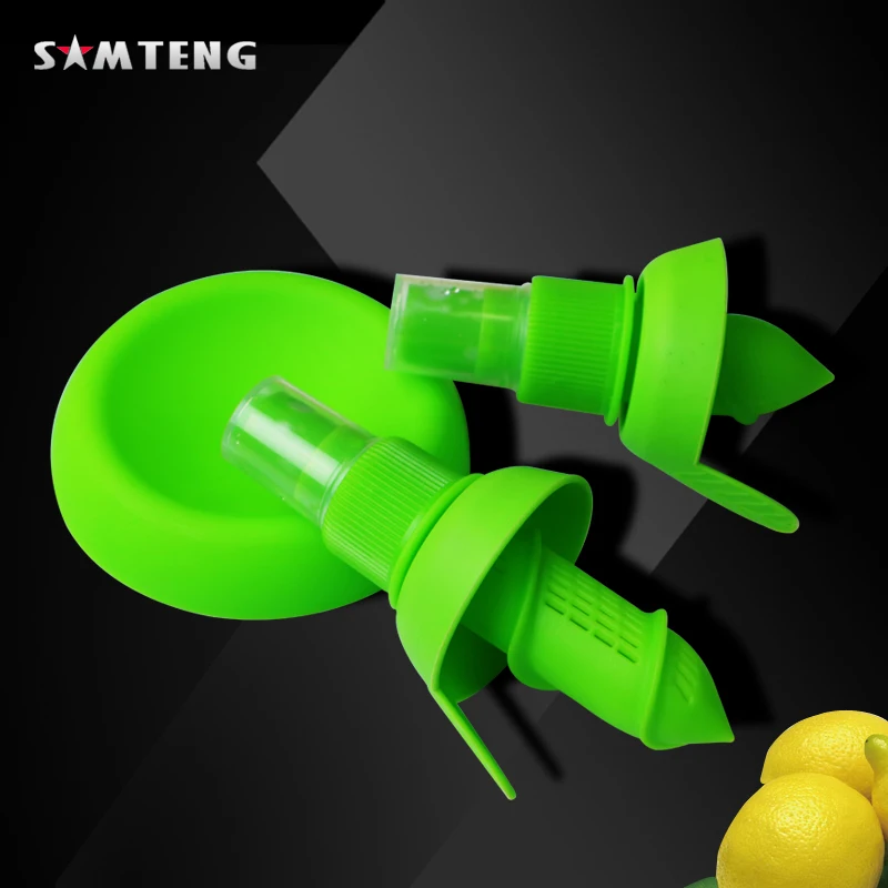 2Pcs/ Lemon Sprayer Fruit Juice Citrus Lime Juicer Spritzer Kitchen