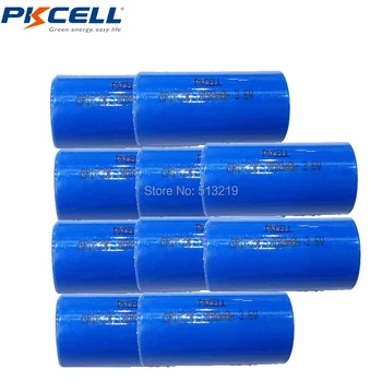 

10pcs PKCELL ER17335 ER 17335 2/3A 3.6V 2100mAh LiSOCl2 Battery Primary Lithium High Energy Batteries for