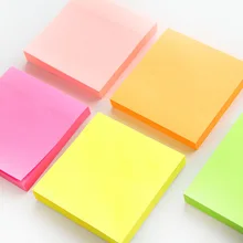 100 листов флуоресцентные цветные стикеры мини пост портативный клей бумажные для заметок pad note it набор канцелярских принадлежностей FM971