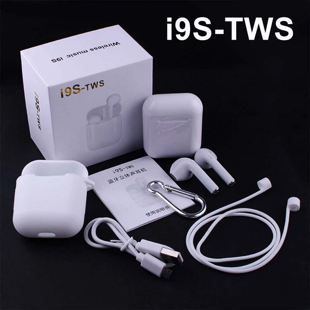 

I9S TWS Wireless Earphone Portable Bluetooth Earphones Stereo Headset Invisible Earbuds for IPhone Huawei PK i10 i11 i12 i13