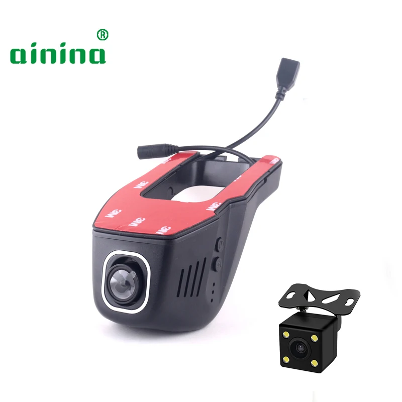 Автомобильная dvr камера Ainina универсальный тип WiFi Скрытая Автомобильная dashcam dashboard камера