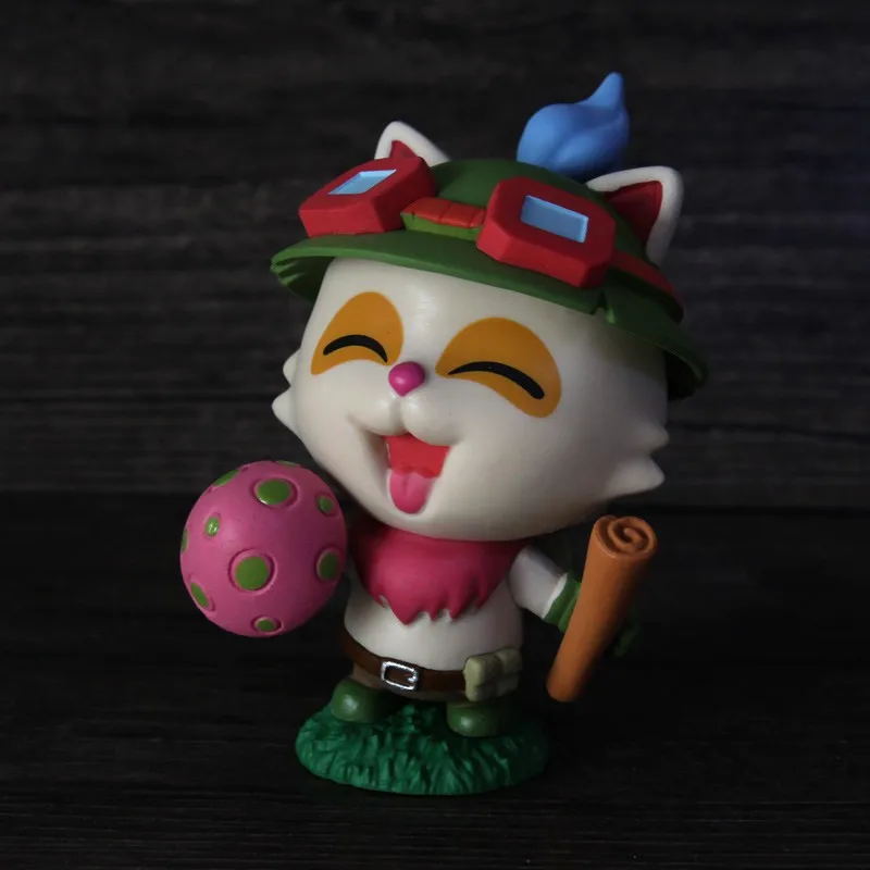 Игра Teemo ПВХ фигурка высокого качества Коллекционная модель игрушки Рождественский подарок