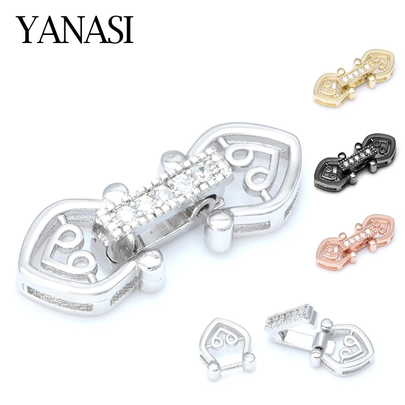 

New Clasps Jewelry Findings Accessories Copper Clasps Buckles for Make Pearl Bracelet Necklace Components Buckles