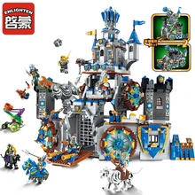Enlighten 1541Pcs Building Blocks War of Glory Castle Knights The Battle Bunker Legoes Educational Bricks Toy Boy Gift enlighten the war of glory castle knights eagle hawk castle building blocks set bricks model kids toys gift compatible legoings